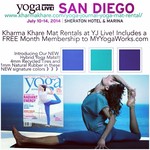 Great offer from our friends at #kharmakhare for the #yogajournalconference in #sandiego this weekend. #yogamats #brogayoga Great offer from our friends at #kharmakhare for the #yogajournalconference in #sandiego this weekend. #yogamats #brogayoga